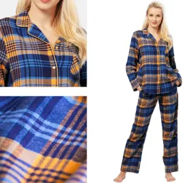 key-pizama-damska-dlugi-rekaw-flanelowa-rozpinana-lns-granatowy-roz-l