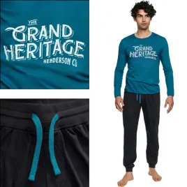 henderson-pizama-meska-dlugi-rekaw-dlugie-spodnie-turkusowy-xl