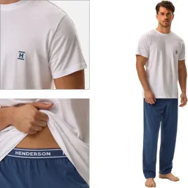 henderson-pizama-meska-krotki-rekaw-dlugie-spodnie-premium-bialy-xxl