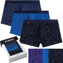 atlantic-szorty-meskie-3pak-dopasowane-3mh-niebieski-rozmiar-m