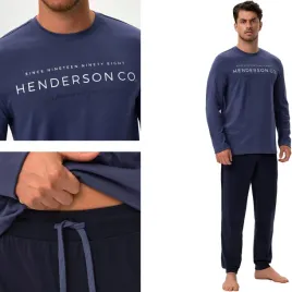 henderson-pizama-meska-dlugi-rekaw-dlugie-spodnie-core-niebieski-xxl