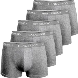 henderson-szorty-meskie-dopasowane-5pak-wielopak-zestaw-szary-melanz-xxl