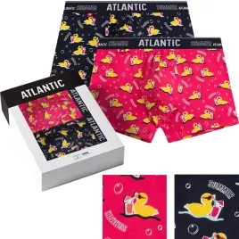 atlantic-szorty-meskie-dopasowane-2pak-wl25-2mhh-granatowy-rozowy-xl