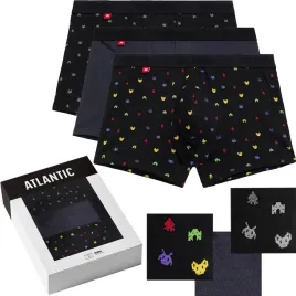 atlantic-szorty-meskie-3pak-dopasowane-jz24-3mh-czarny-grafitowy-roz-xxl