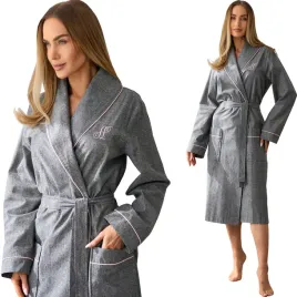 landl-szlafrok-damski-dlugi-premium-100percent-bawelna-jz25-2530-coco-grafitowy-s
