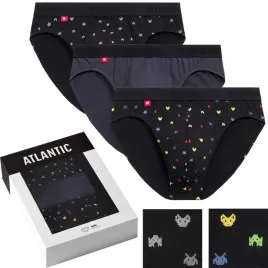 atlantic-slipy-meskie-3pak-sport-3mp-czarny-grafit-czarny-rozmiar-m