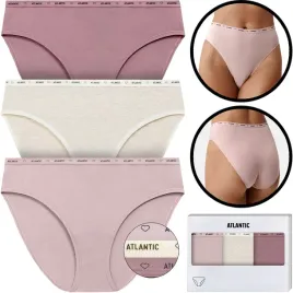 atlantic-majtki-damskie-figi-sport-high-leg-3clp010-roz-rozany-bezowy-s