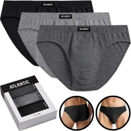atlantic-majtki-slipy-meskie-3pak-sport-3bmp322-czarny-szary-melanz-l