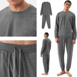 henderson-homewear-meski-dress-pizama-meska-dluga-premium-szary-m
