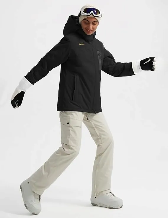 damska-wodoodporna-kurtka-trekkingowa-narciarska-wiatroszczelna-grafit-m