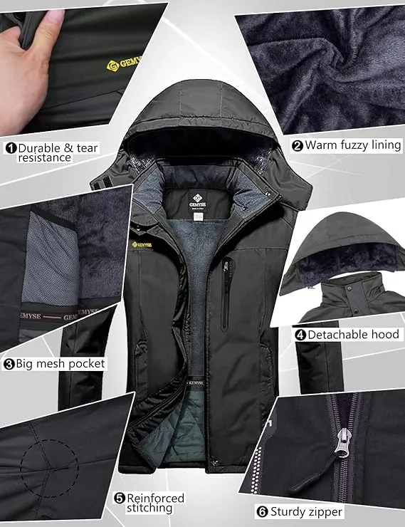 damska-wodoodporna-kurtka-trekkingowa-narciarska-wiatroszczelna-grafit-m-stan-nowy