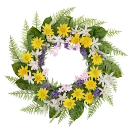 sztuczny-wiosenny-wieniec-na-drzwi-do-domu-magnolia-zielone-liscie-55-cm