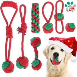 zabawki-i-dla-psa-prezent-dla-psa-swiateczne-gryzaki-dla-psa-zestaw-7-sztuk