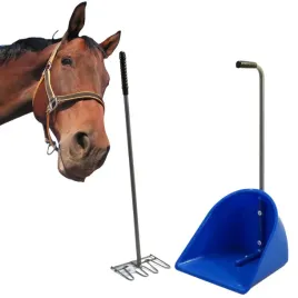 zestaw-do-sprzatania-boksow-stajni-koni-york-niebieski-zbieracz-odchodow