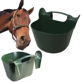 zlob-karmidlo-poidlo-dla-konia-135-l-zielony-zawieszany-przenosny