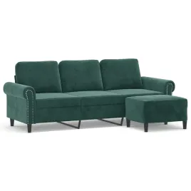 sofa-z-podnozkiem-3-osobowa-aksamit-ciemnozielony-212x77x80-cm
