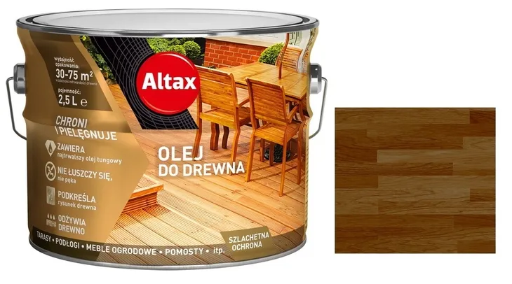 Altax Olej do drewna tik 2,5 l