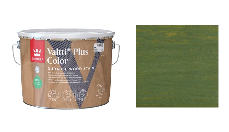 TIKKURILA VALTTI PLUS COLOR 9L 5066 LEHTI - IMPREGNAT SZYBKOSCHNĄCY