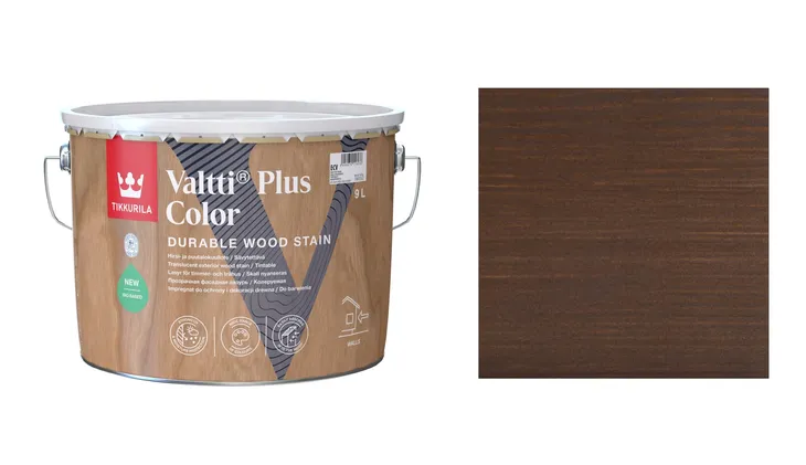 TIKKURILA VALTTI PLUS COLOR 9L 5074 KARHU - IMPREGNAT SZYBKOSCHNĄCY