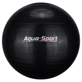 pilka-gimnastyczna-rehabilitacyjna-fitness-antiburst-aqua-sport-black-65cm