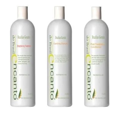 ENCANTO KERATYNA PROSTOWANIE WŁOSÓW ZESTAW 3x236ml