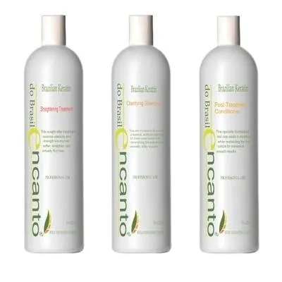 ENCANTO KERATYNA PROSTOWANIE WŁOSÓW ZESTAW 3x236ml