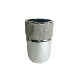 ceramiczny-wazon-w-stylu-glamour-z-obwodka-srebrny-maly-15cm