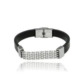 bransoletka-meska-ze-stali-i-skory-yves-lancuch-czarna-23-cm-na-prezent