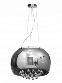 lampa-wiszaca-led-kula-stalowa-krople-wody-50cm