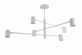 lampa-wiszaca-sufitowa-snow-6-biala-ruchome-ramiona-6xgu10
