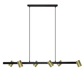 lampa-sufitowa-wiszaca-snow-6-zlota-czarna-ruchome-reflektorki-6xgu10