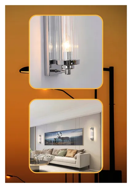 kinkiet-lampa-scienna-lorenzo-2xe14-szklo-chrom-light-prestige-stan-nowy-kolor-srebrny