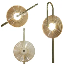 kinkiet-scienny-szklany-plato-bursztynowy-led-6w-zmienna-barwa-swiatla-cct