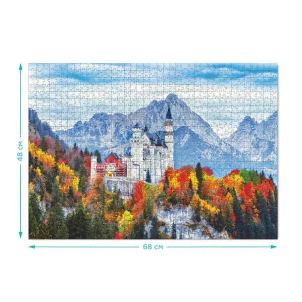 puzzle-dodo-zamek-neuschwanstein-1000-elem-stan-nowy