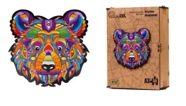 puzzle-drewniane-eco-brazowy-niedzwiedz-a3