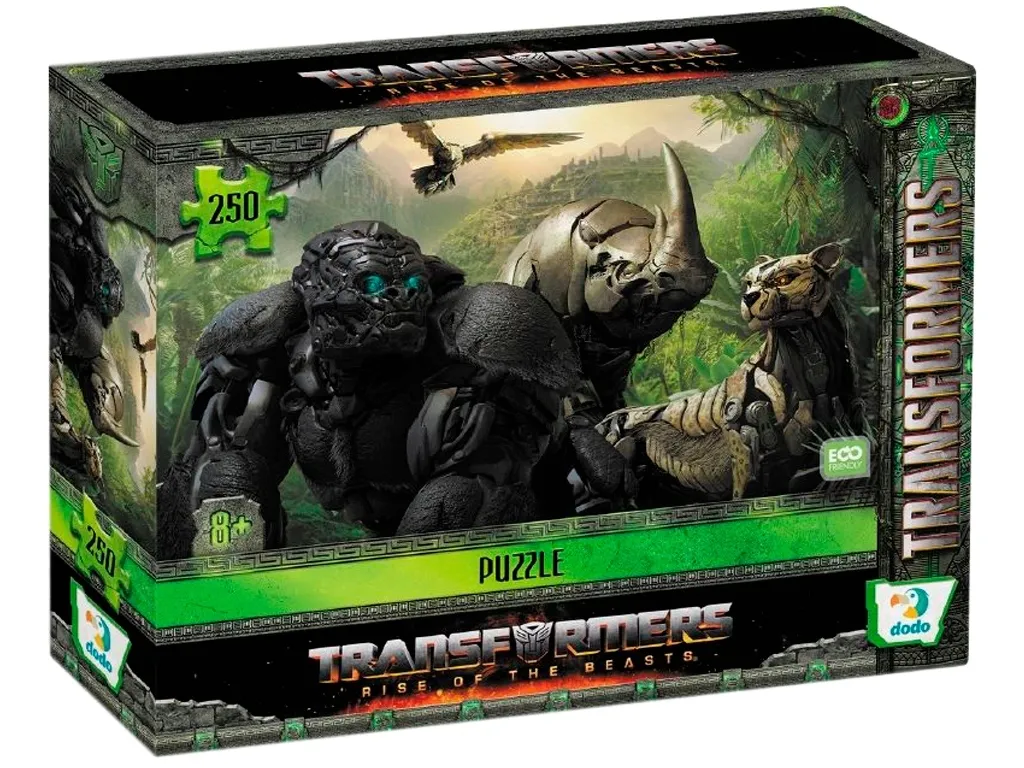 puzzle-ze-zwierzetami-transformers-250-elem-stan-nowy