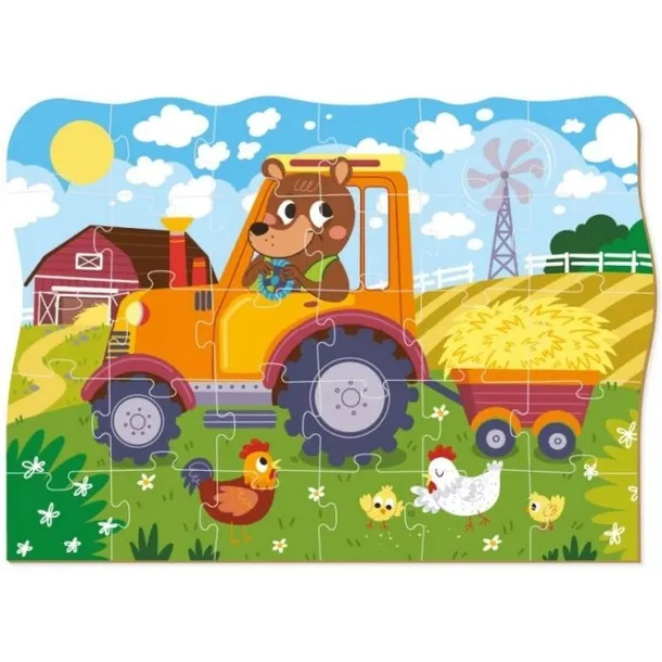 puzzle-profesje-30-elementow-farmer-teddy-dodo-stan-nowy