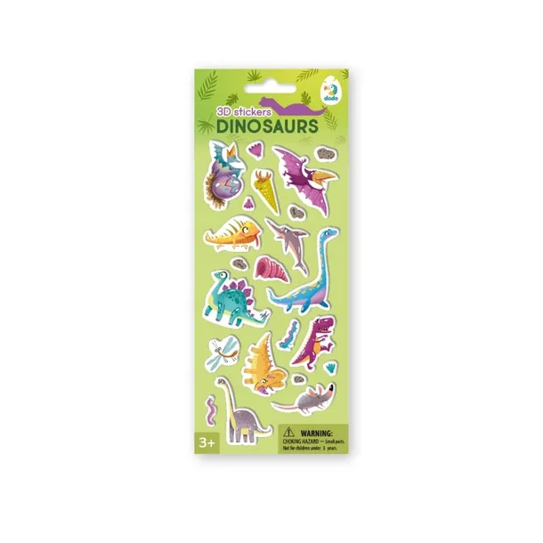 Naklejki 3D Dinozaury dla dzieci