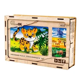 drewniane-puzzle-4w1-dzikie-zwierzeta-ukladanka-zestaw-zyrafa-leniwiec