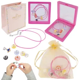 zestaw-do-tworzenia-naszyjnika-koraliki-rzemyk-charms-pudelko-torebka-diy