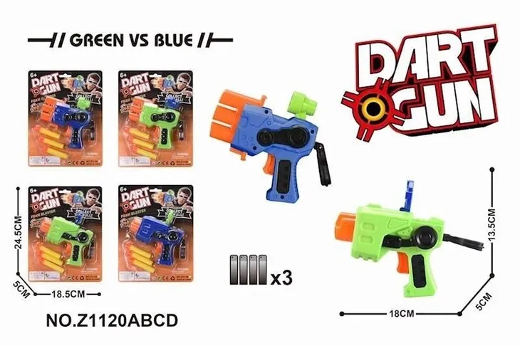 Pistolet do darta MIX Kolorów Dla Dzieci Zabawka