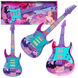 elektryczna-gitara-czterostrunowa-dla-dzieci-efekty-swietlne-pasek-utwory