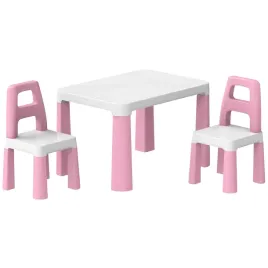 zestaw-stol-z-krzeslami-dla-dzieci-technok-rozowo-bialy