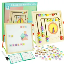 edukacyjna-sensoryczna-tablica-magnetyczna-kreatywna-zegar-tangram-karty