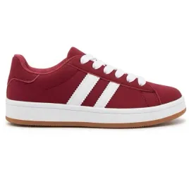 damskie-sneakersy-buty-sportowe-trampki-zamszowe-czerwone-z-paskami-38