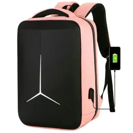 plecak-biznesowy-na-laptopa-ze-skorupa-usztywniony-jak-walizka-rozowy-z-usb