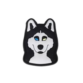 gumowa-latka-emblemat-ozdoba-do-kroksow-przypinka-do-butow-pies-husky