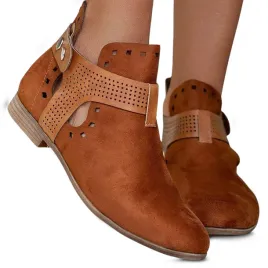 botki-damskie-wiosenne-skorzane-camelowe-buty-37