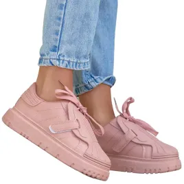 sportowe-buty-damskie-skorzane-rozowe-38