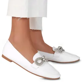 buty-mokasyny-damskie-skorzane-polbuty-biale-37